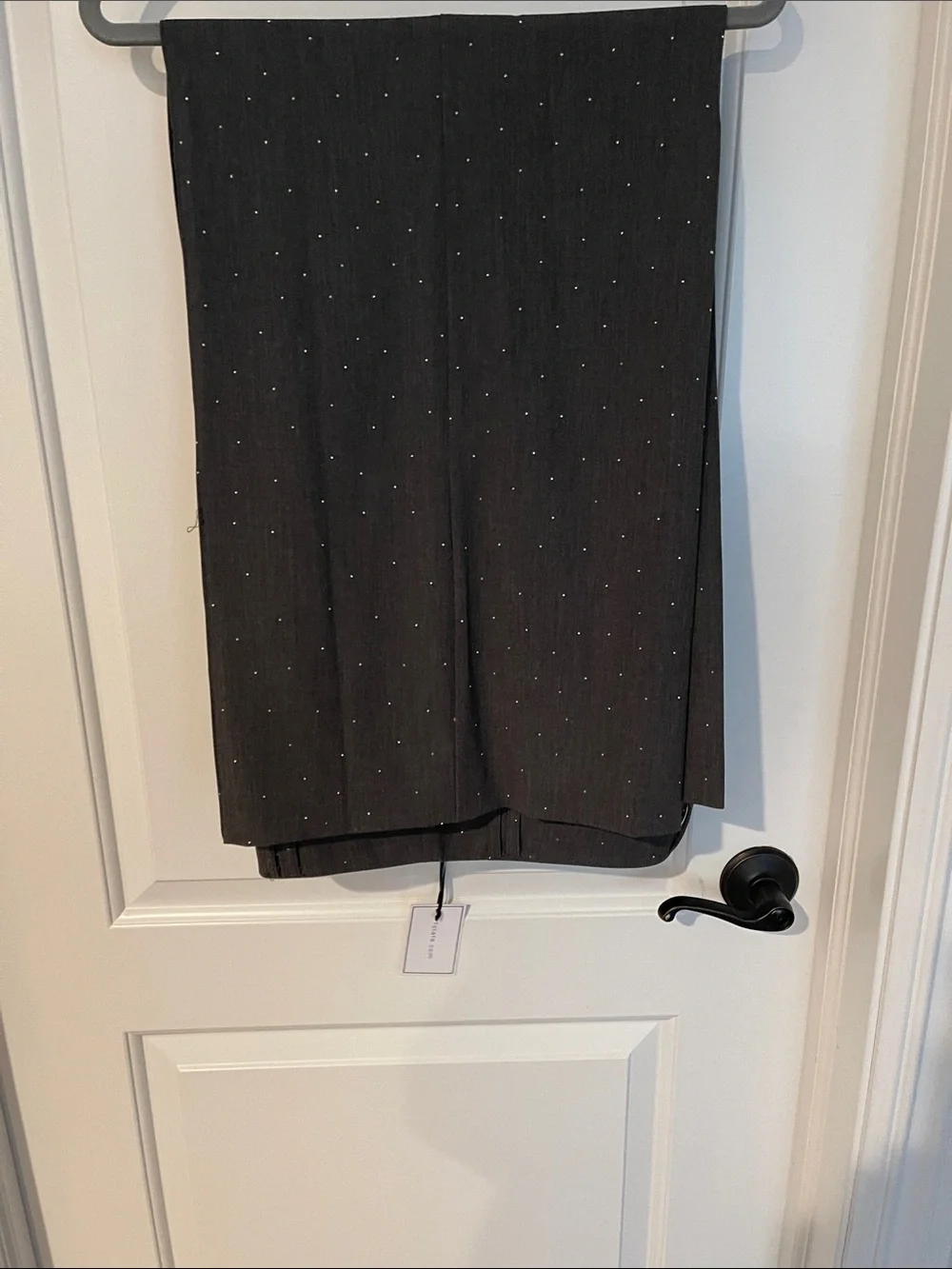 Isabel Marant Black Pin-Dot Double-Breasted Blazer with Matching Trousers